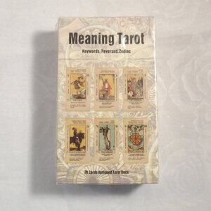 Meaning Tarot Deck with Keywords, Reversed, Zodiac